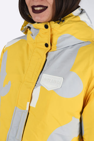 Hooded Camouflage WM009 SAFARI PRINT Down Jacket