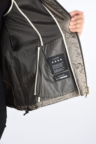 3/4 Sleeve Waist Length LUNEDDUE Down Jacket