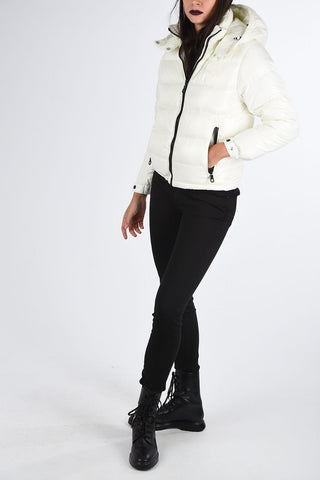 Hooded Waist Length JABBAH Down Jacket