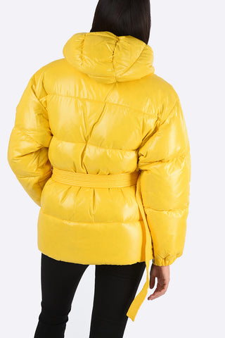 Down Jacket WS014 with Belt
