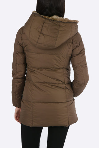 Down Jacket ARWEN With Rabbit Fur Details