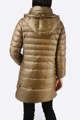 Windowpane Check FIONNUALA Down Jacket