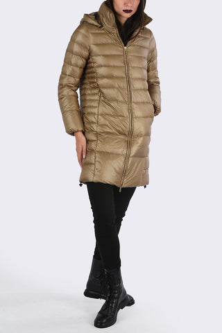 Windowpane Check FIONNUALA Down Jacket