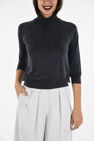 ARMANI JEANS Chenille Long Sleeves Top