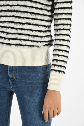 ARMANI JEANS Striped Fringed Sweater