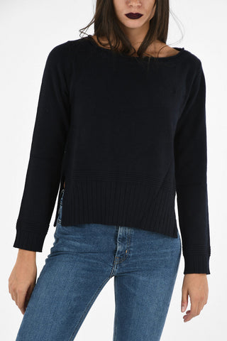 ARMANI JEANS Crewneck Sweater with Splits