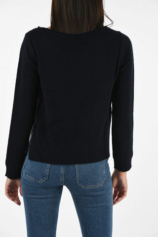 ARMANI JEANS Crewneck Sweater with Splits