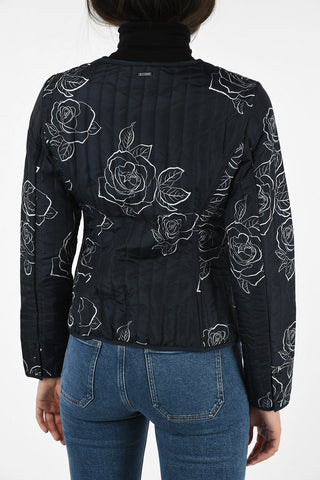 ARMANI JEANS Giubbotto con Stampa Fiori