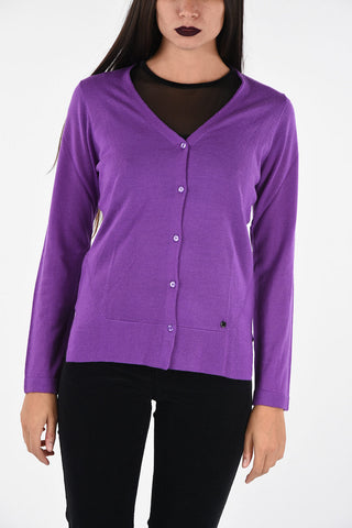 ARMANI JEANS Wool V-neck Cardigan