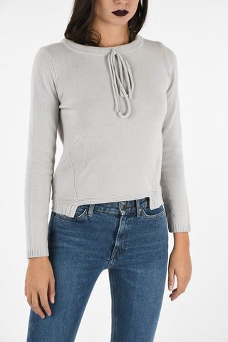 ARMANI JEANS Crewneck Sweater with Bow