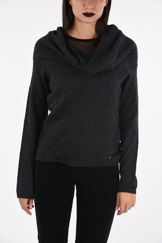 ARMANI JEANS Hooded Neck Sweater
