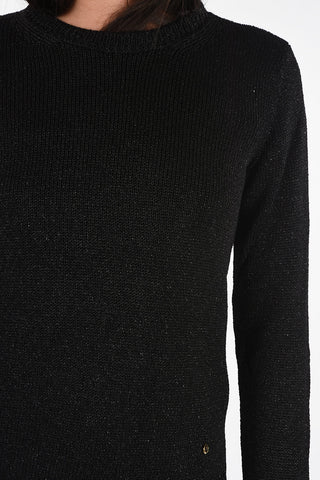 ARMANI JEANS Crewneck Glittered Sweater