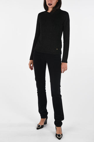 ARMANI JEANS Crewneck Glittered Sweater