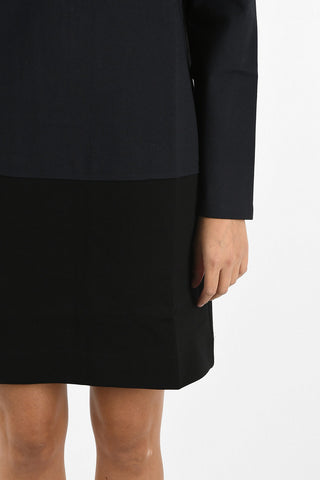 ARMANI JEANS Two-tone Shirt Dress
