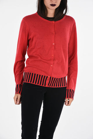 ARMANI JEANS Cardigan with Striped Waist