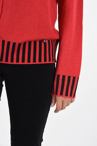 ARMANI JEANS Cardigan with Striped Waist
