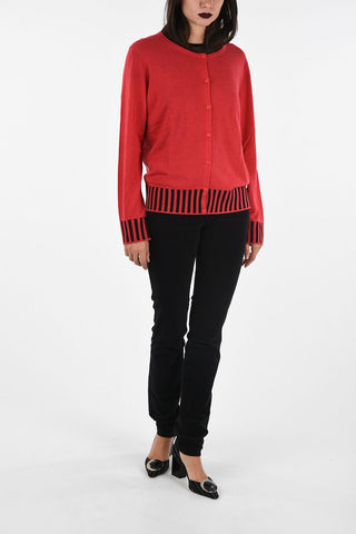 ARMANI JEANS Cardigan with Striped Waist