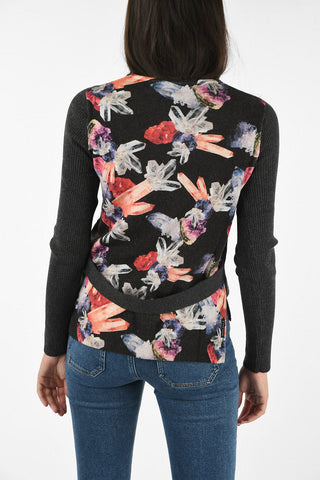 ARMANI JEANS Sweater with Floral Back