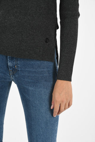 ARMANI JEANS Sweater with Floral Back