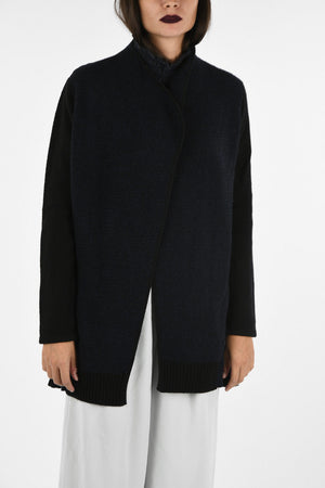 ARMANI JEANS Wool Blend Maxi Cardigan