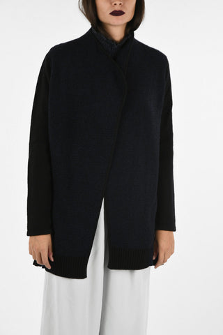 ARMANI JEANS Wool Blend Maxi Cardigan