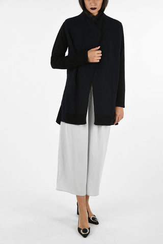 ARMANI JEANS Wool Blend Maxi Cardigan