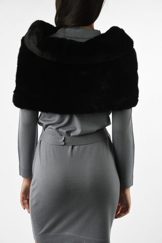 COLLEZIONI Eco Fur Shawl