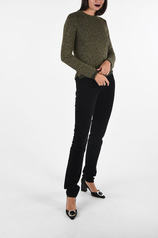 ARMANI JEANS Crewneck Glittered Sweater