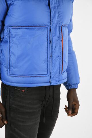 Hidden Closure Waist Length ANEURIN-ERRE Down Jacket