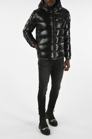 Down Jacket MS015 with Detachable Hood