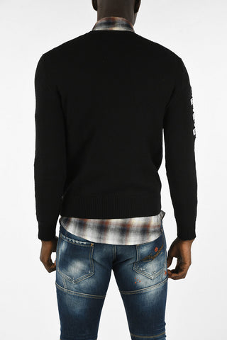 Crew-Neck Sweater with Embroidery