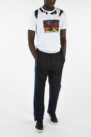 Drawstring Piping Pants