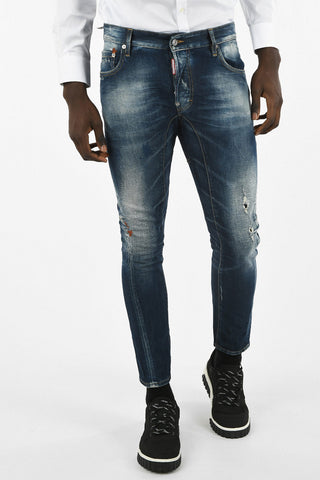 16cm Stonewashed TIDY BIKER Jeans