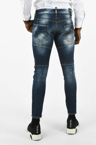 16cm Stonewashed TIDY BIKER Jeans