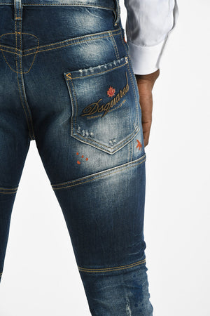 16cm Stonewashed TIDY BIKER Jeans