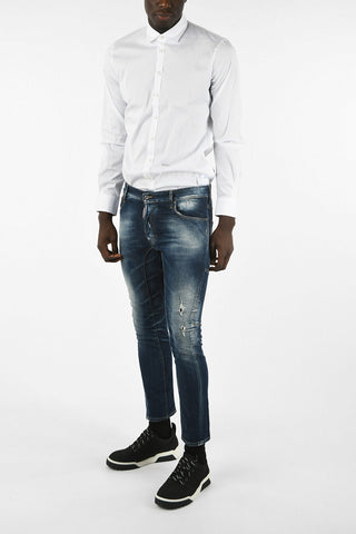 16cm Stonewashed TIDY BIKER Jeans