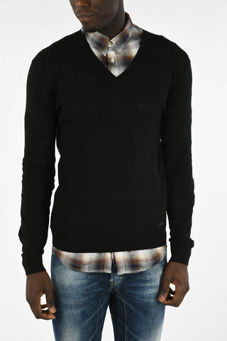 Wool V-Neck Sweater