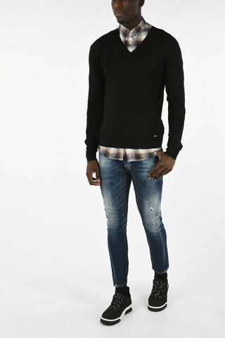Wool V-Neck Sweater
