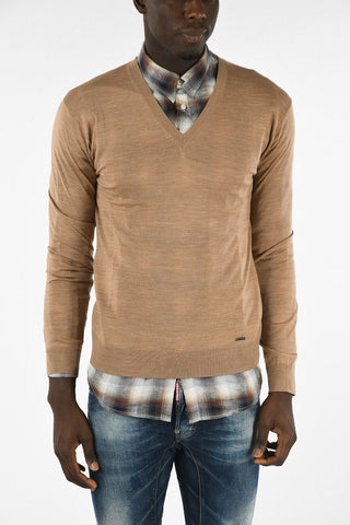 Wool V-Neck Sweater