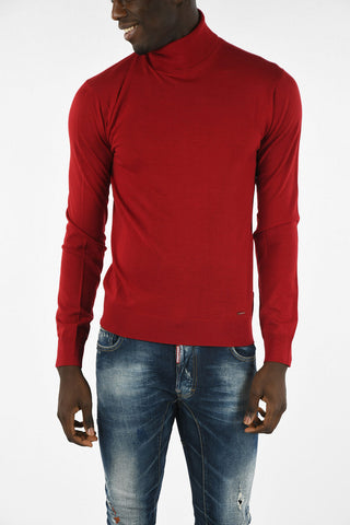Maglia Collo Alto In Lana