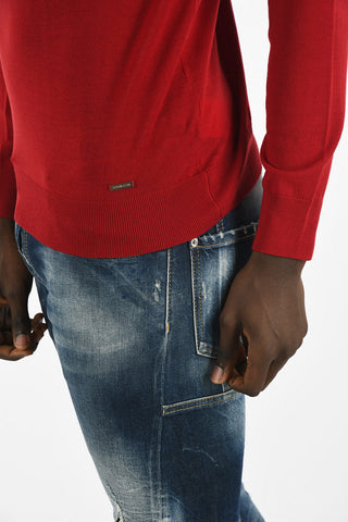 Maglia Collo Alto In Lana