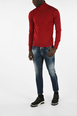 Maglia Collo Alto In Lana
