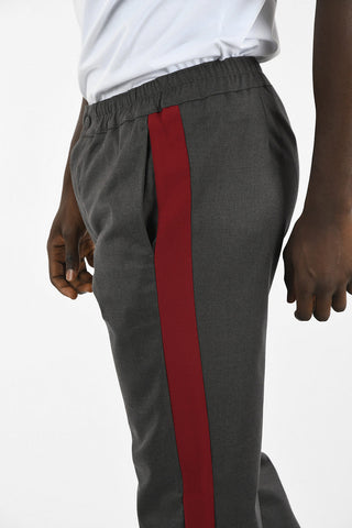 Drawstring Piping Pants