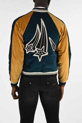 Full Zip Velvet Bomber