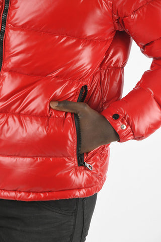 Waist Length  ENIF Down Jacket with Detachable Hood