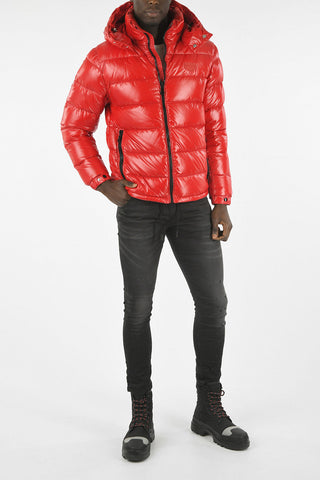 Waist Length  ENIF Down Jacket with Detachable Hood