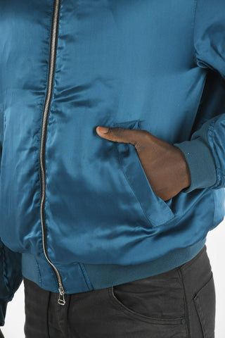 KATHARINE HAMNETT LONDON Satin SAMSON Bomber Down Jacket