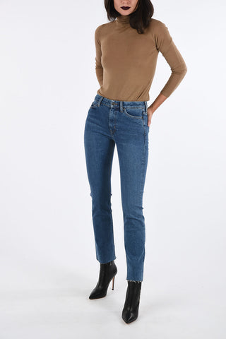 Frayed Hem DAILY Tapered Jeans