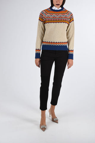 Crewneck MOMO Fair Isle Sweater