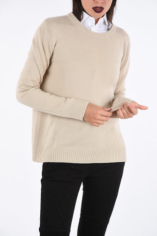 maglia girocollo in cashmere